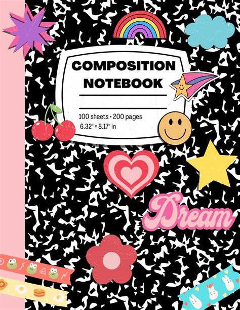 Composition Notebook Cover Template